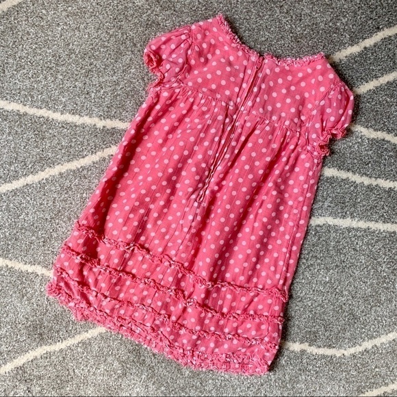 Old Navy Cotton Pink Polka Dot Dress 18-24 mo - Picture 3 of 6